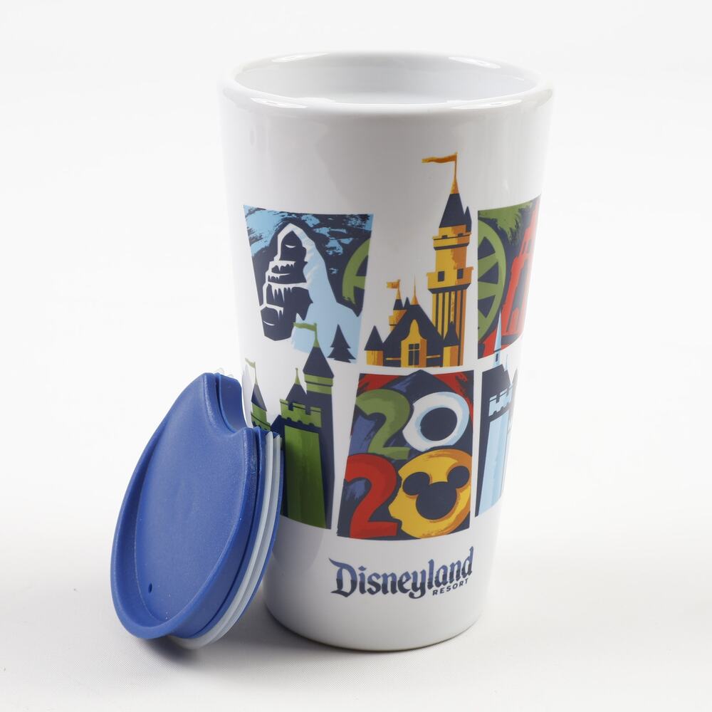 Disney Parks Disneyland Resort 2020 Ceramic Travel Mug with Spillproof Lid